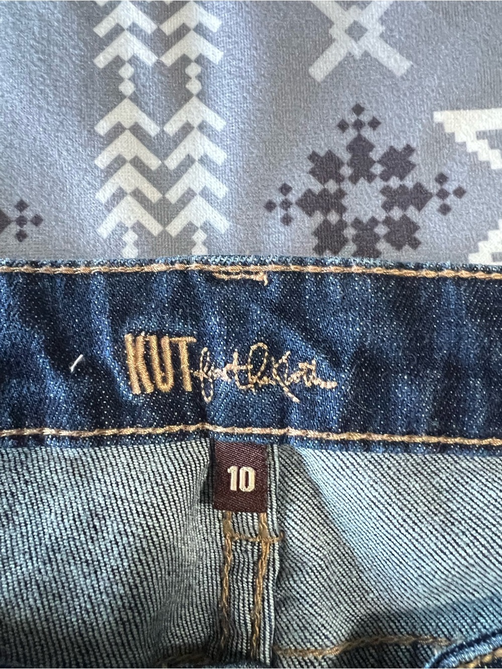 Kut from the Kloth Dark Blue Straight Leg Jeans - Picture 2 of 9